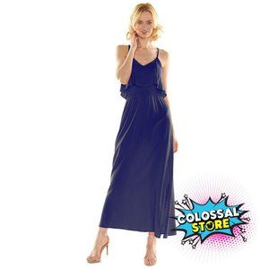 ❌SOLD❌ BRAND NEW✨ LC Lauren Conrad Popover Racerback Maxi Dress, Blue, Small